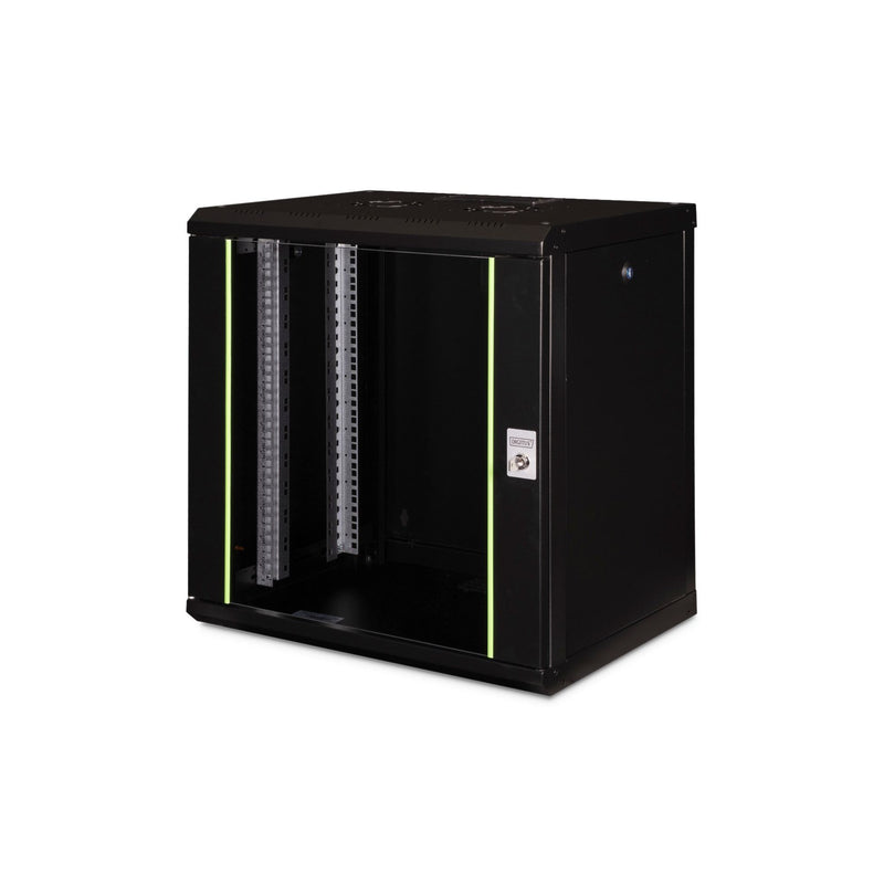 DIGITUS - Netzwerk-/Serverschrank Wandgehäuse 12HE DN-19 12-U-SW 643x600x450