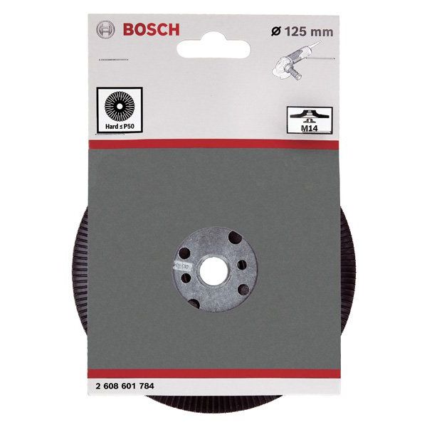 Bosch - Stützteller für Schleifwerkzeug PRO Stützteller 2608601784 hart, 125 mm, M14