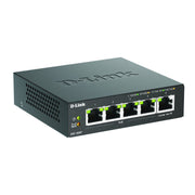 DLink Deutschland - Netzwerk Switch Gigabit PoE+ Switch DGS-1005P/E 5-Port Desktop