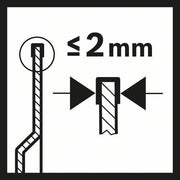 Bosch - Blatt für Oszillierer Tauchsägebl Starlock 2609256C48 AIZ 32 RT5, B: 32mm