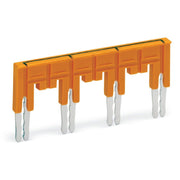 WAGO - Querverbinder/Brücker für Reihenklemme Brücker isoliert orange 282-437/011-000 isoliert,orange − 10 Stück
