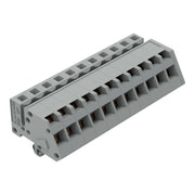 WAGO - Kabelsteckverbinder für Leiterplattensteckverbinder 1-Leiter Federleiste 731-511/008-000 CAGECLAMP 2,5mm²,gr − 25 Stück