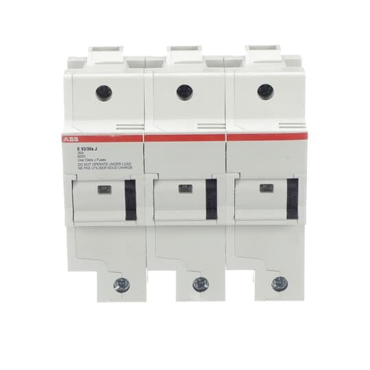 ABB Stotz S&J - Halter für zylindrische Sicherung Sicherungshalter E 93/30s J 30A In, 3 Pole