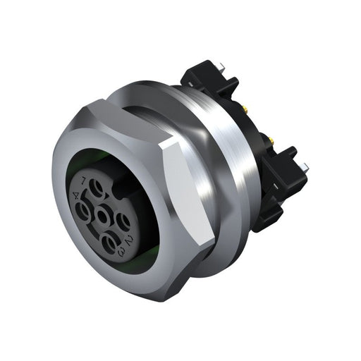 Weidmüller - Rundsteckverbinder, Einbau (PCB) Stecker SAIE-M12B-4-9SMT M12 − 25 Stück by Weidmüller
