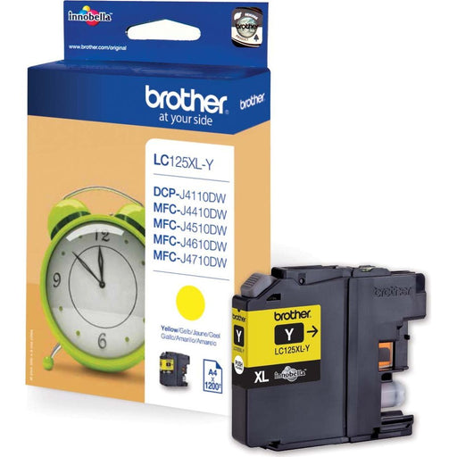 Brother - Verbrauchsmaterial für Telefax/Drucker/MFC Tintenpatrone XL LC-125XLY yellow groß
