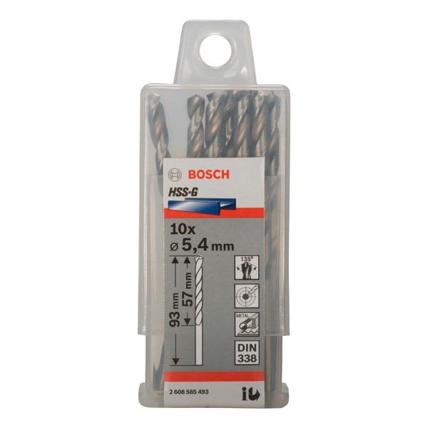 Bosch - Bohrer PRO Metal HSS-G 2608585493 Spiralbohrer 5,4 x