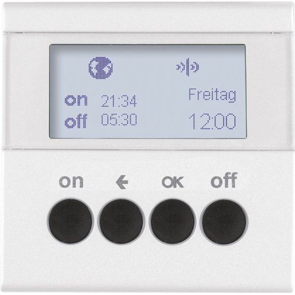 Berker - Bussystem-Zeitschaltuhr KNX-Funk Zeitschaltuhr 85745288 polarweiß matt