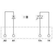 Phoenix Contact - Optokoppler Miniatur-Solid-State OPT- 5DC/230AC/ 1 Relais − 10 Stück