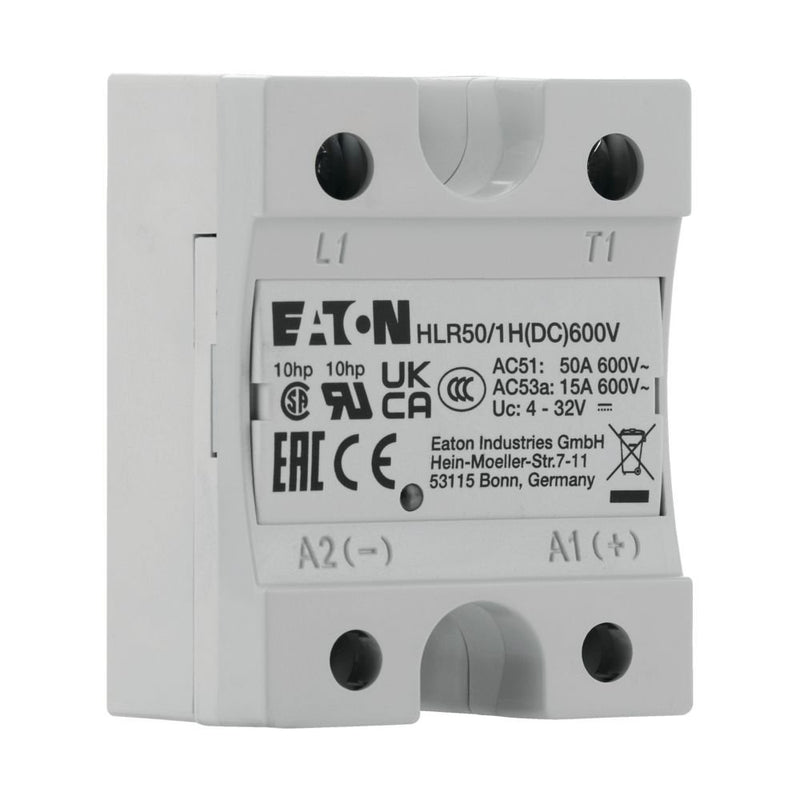 Eaton - Halbleiterrelais Halbleiterrelais, Hockey HLR50/1H(DC)600V Puck, 1-phasig, 50 A
