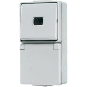 Jung - Schalter-/Steckdosenkombination Taster-/SCHUKO-Kombination 671 W 1S 1p. 10A / 16A250V