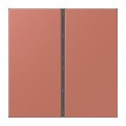 Jung - Abdeckung/Bedienelement für Installationsschalterprogramme Tastensatz 2fach LC 402 TSA 236 terre sienne brique