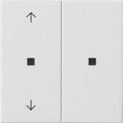 Gira - Bussystem-Tastwippe KNX RF Bedienaufsatz 2-f. 510803 Reinweiß