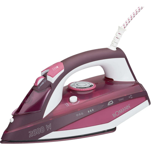 Bomann DA - Bügeleisen Dampfbügeleisen DB6005CB ws/rt Keramiksohle − 1 Stück by Bomann DA
