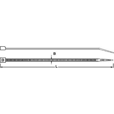 Weidmüller - Kabelbinder CB 200/3,5 NC − 7500 Stück