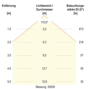 EVN Lichttechnik - Decken-/Wandleuchte LED-Anbauleuchte DUT400925 CCT Switch