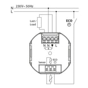Eberle Controls - Raumthermostat/Uhrenthermostat UP-Thermostat FITnp 3L weiß