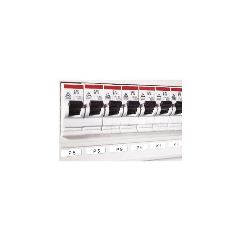 HellermannTyton - Kennzeichnungsmaterial Etiketten TAG06-10TC-1210-WH 6x10mm