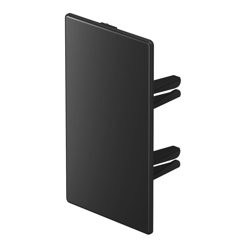 OBO Bettermann - Endstück für Leitungsführungskanal Endstück WDK HE60110SW 60x110 PVC sw − 10 Stück