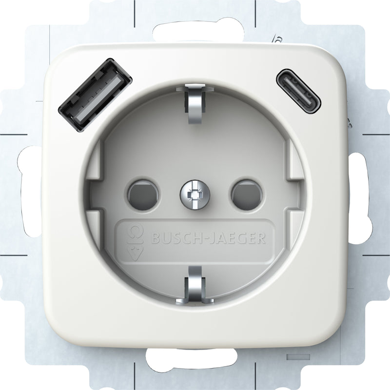 Busch-Jaeger - Steckdose SCHUKO Steckdose 20 EUCB2USBAC-214 USB-A+C
