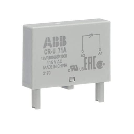 ABB Stotz S&J - Zubehör/Ersatzteile für Schaltrelais Steckmodul CR-U 71A ohne LED, 115VAC − 10 Stück