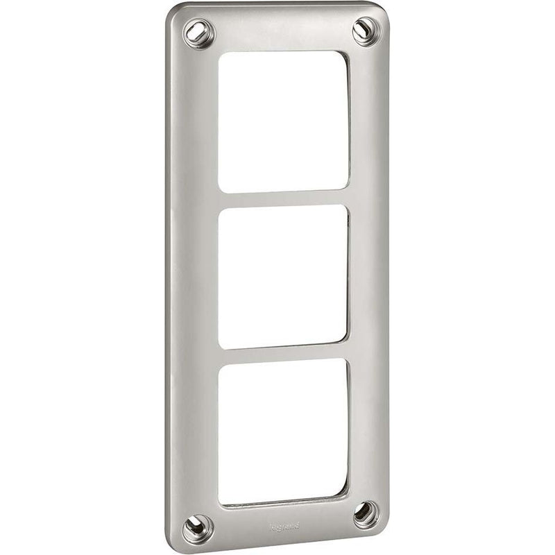 Legrand - Abdeckrahmen Rahmen 3-fach Legrand 077853 waagerecht/senkrecht