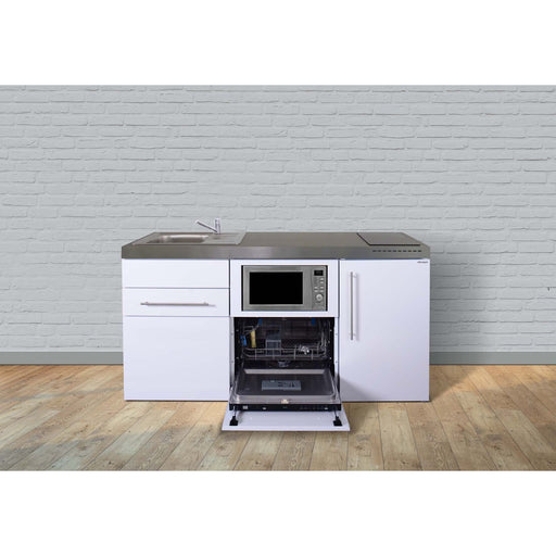 Stengel - Mini-Küche Miniküche Premiumline MPGSM170GSMWGKFliBrS weiß