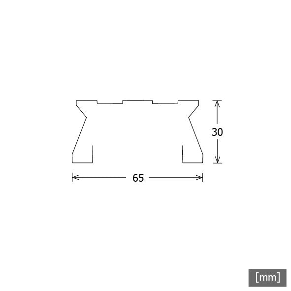LTS Licht&Leuchten - Mechanisches Zubehör/Ersatzteile für Leuchten Tragschiene 4595mm ALA-T 4595 ws weiß