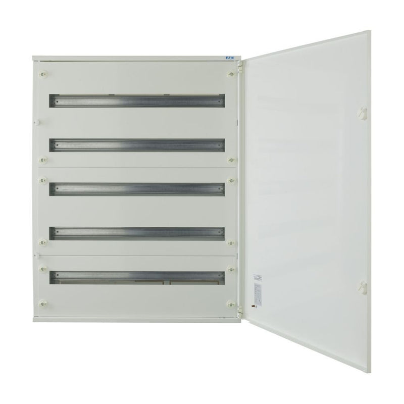 Eaton - Installationskleinverteiler Oberputz Flachverteiler BF-O-5/165-A komplett 5 Rei. Weiß