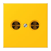 Jung - Einsatz/Abdeckung für Kommunikationstechnik Abdeckung für Antennendose LC 990 TV 263 le jaune vif (4320W)