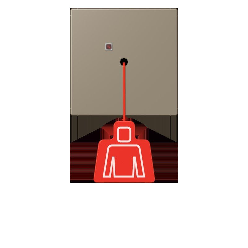 Jung - Behindertenelement für Installationsschalterprogramme Notrufsystem Zugtaster NRS LC 0834 ZT 242