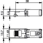 Telegärtner - Modularer Steckverbinder STX RJ45 Steckereinsatz 100007452 AWG24-27 Cat.6