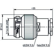 Telegärtner - Koax-Steckverbinder TNC-Kabelstecker 100023702 (RG-58 C/U)