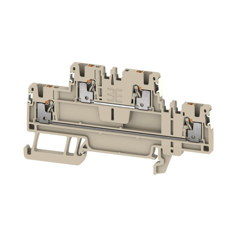 Weidmüller - Durchgangs-Reihenklemme Klemme A2T 1.5 DL PUSH IN, 1.5 mm² − 50 Stück