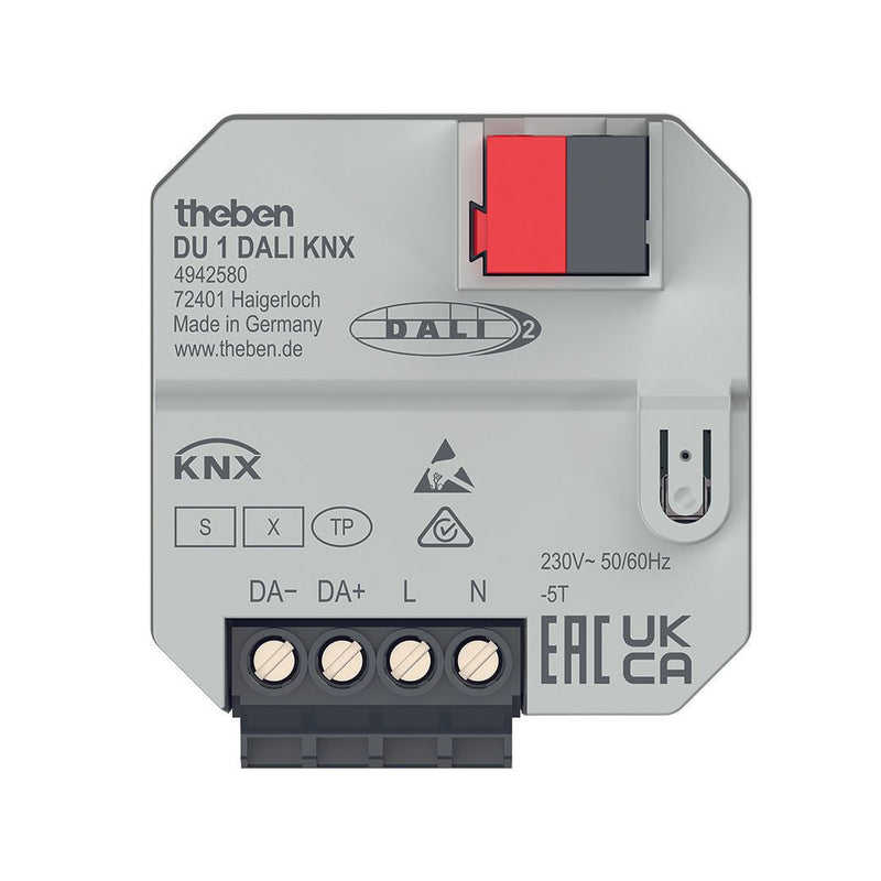 Theben - Bussystem-Systemschnittstelle/Medien-Gateway UP 1-fach DALI-Aktor DU 1 DALI KNX KNX TF, Data Secure