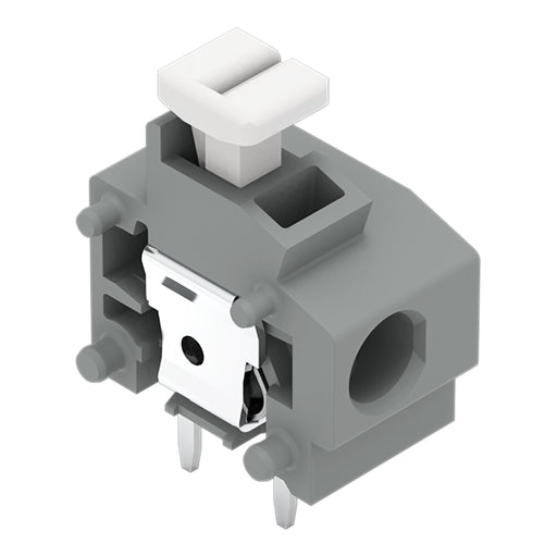 WAGO - Leiterplattenklemme Anreihbare Leiterplattenk. 235-501/332-000 Drücker,1,5mm²,gr − 100 Stück
