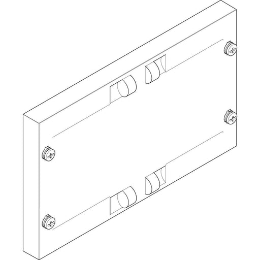 ABN - Abdeckung für Verteilerfeld Abdeckplatte FAG11N10 (VE10) 250x150mm 1FB/1RE