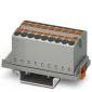 Phoenix Contact - Durchgangs-Reihenklemme Verteilerblock PTFIX 18X2,5-NS35 GY − 8 Stück