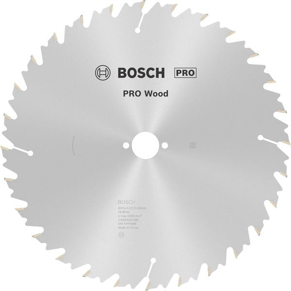 Bosch - Kreissägeblatt PRO Wood Kreissägeblatt, 2608640682 315 x 3,2 x 30 mm