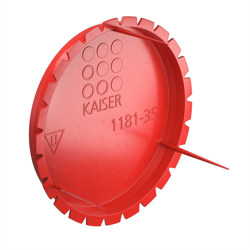 Kaiser - Deckel für Dose/Gehäuse für Montage in der Wand/Decke Signal-Deckel 1181-35