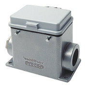 Walther Werke - Gehäuse für Rechtecksteckverbinder Sockelgehäuse T711232MS B32 72mm hoch
