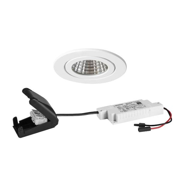 Brumberg Leuchten - Downlight/Strahler/Flutlicht LED-Einbaudownlight 230V 39475073 3000K rund
