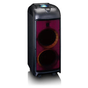 LENCO - HiFi-Komplettsystem Soundanlage PA-260BK Black m.Partylight,Discok