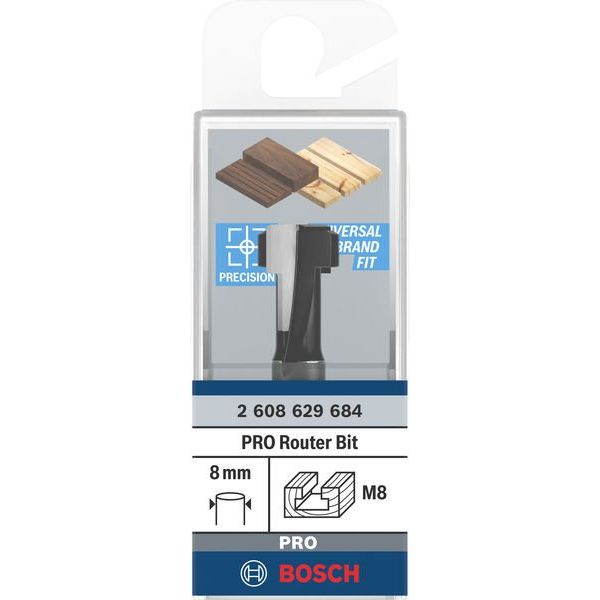 Bosch - Fräser PRO T-Nutfräser, 13,5 x 2608629684 8,6, Schaft 8 mm