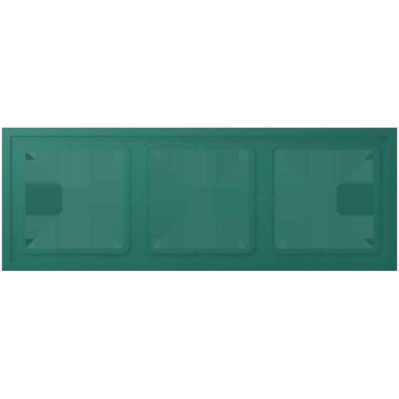 Jung - Abdeckrahmen Rahmen 3-fach LCZ 983 BF 216 vert anglais