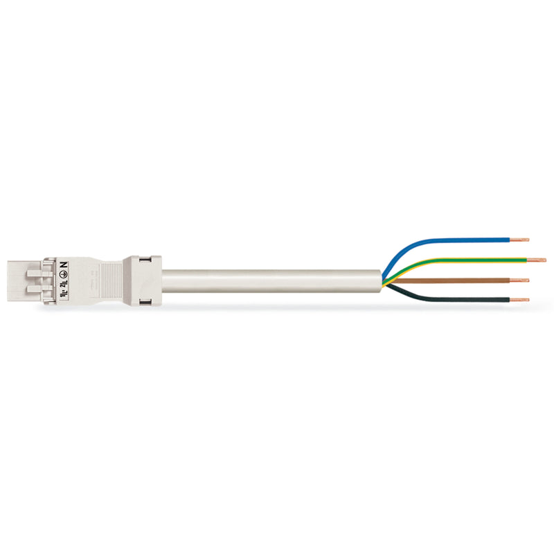 WAGO - Konfektionierte Leitung für steckbare Gebäudeinstallation konfekt. Anschlussleitung 891-8994/216-402 Eca,Stecker