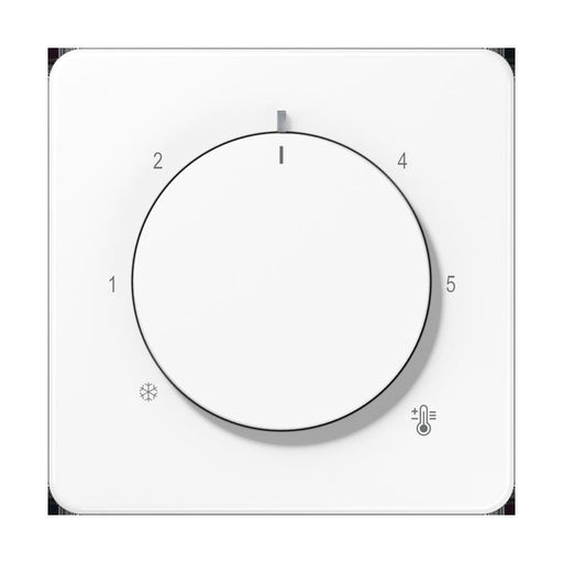 Jung - Abdeckung/Bedienelement für Installationsschalterprogramme Abdeckung CD 1749 BF WW für Raumtemp.Regler − 1 Stück
