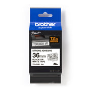 Brother - Schriftband Beschriftungsband TZe-S261 weiß/schwarz 36 mm