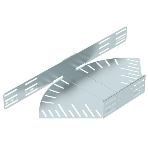 OBO Bettermann - Bogen für Kabelrinne Bogen, winkelverstellbar RB W 830 FS 85x300 bandverzinkt