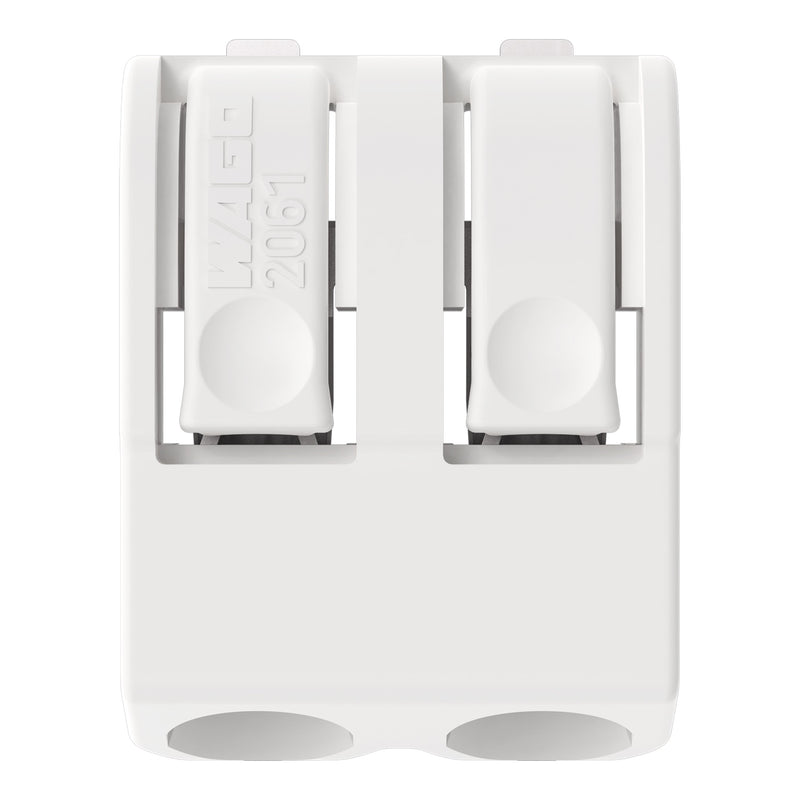 WAGO - Ein- und mehrpolige Klemmenleiste SMD-Leiterplattenklemme 2061-602/998-404 Drücker,1,5 mm²,weiß − 6300 Stück