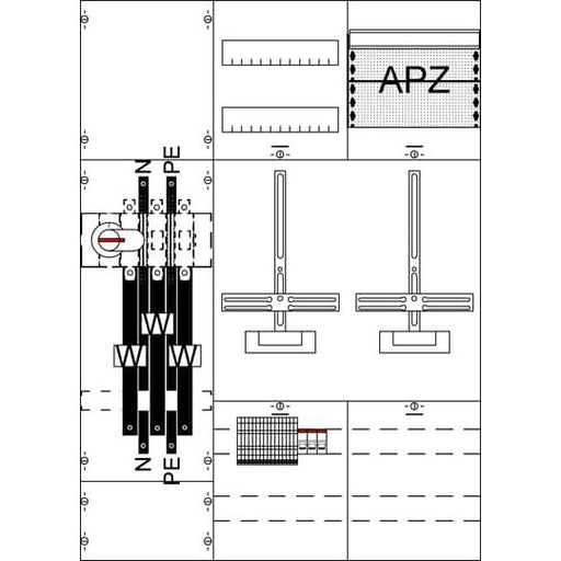Striebel&John - Zählerfeld Mess-u.Wandlerfeld kpl. KA4256Z H3/B3